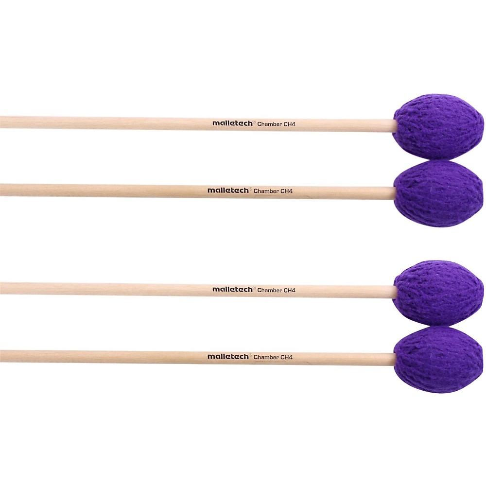 UPC 810160020066 product image for Malletech Chamber Marimba Mallets Set Of 4 (2 Matched Pairs) Soft | upcitemdb.com