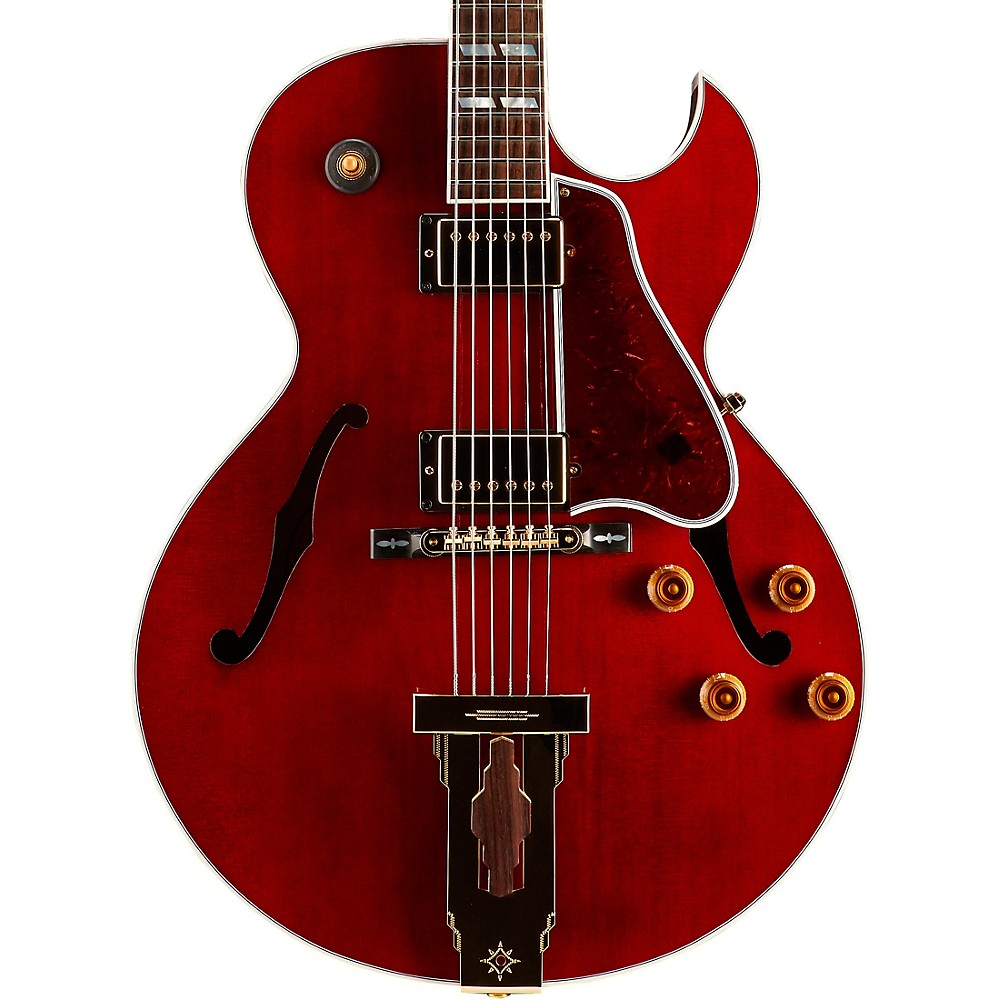 Gibson L-4 Ces Mahogany Hollowbody Electric Guitar Wine Red