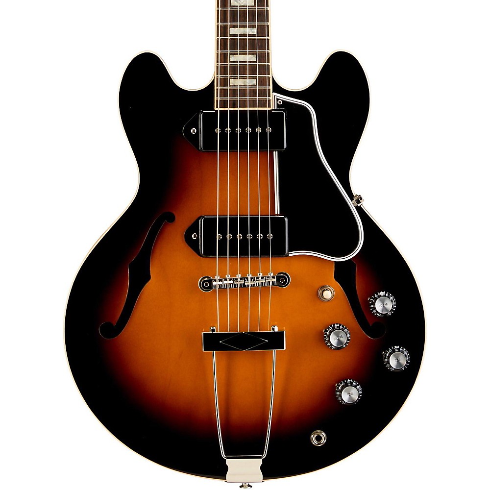 Gibson Es-390 With P-90’s Semi-hollow Electric Guitar Vintage Dark ...