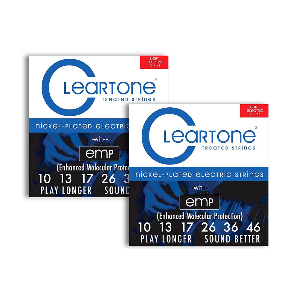 UPC 888365092171 product image for Cleartone Nickel-Plated Light Electric Guitar Strings .10 - .46ÃÂ ÃÂ 2-Pack | upcitemdb.com