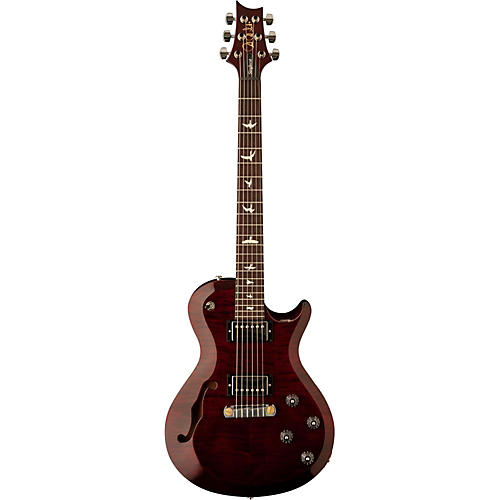 PRS S2 Singlecut Semi-Hollow Electric Guitar Black Cherry
