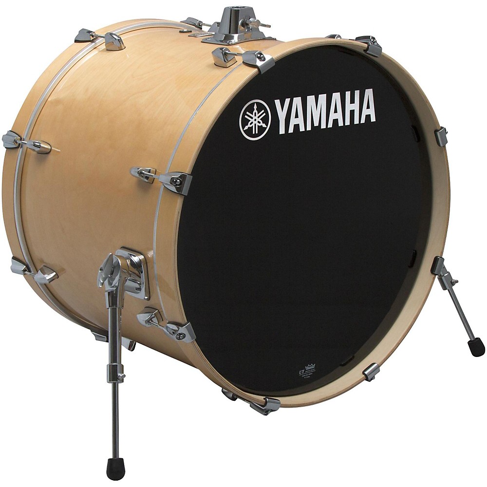 Бас-барабан Yamaha Stage из березы изготовленный на заказ 18 x 15 дюймов Натуральное дерево 64190₽