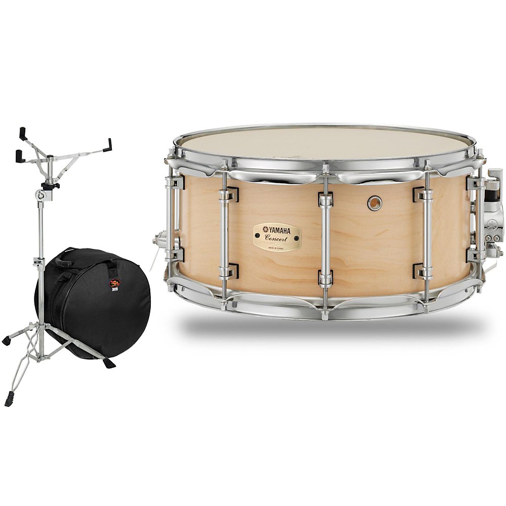 UPC 888365200996 product image for Yamaha Concert Series Maple Snare Drum With Stand And Free Bag 14 X 6 In. | upcitemdb.com