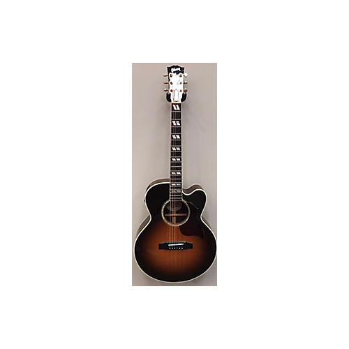 Gibson J165EC Acoustic Electric Guitar Tobacco Burst