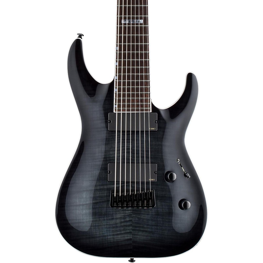 UPC 799493248593 product image for ESP LTD H-408BFM Eight-String Electric Guitar See-Thru Black | upcitemdb.com