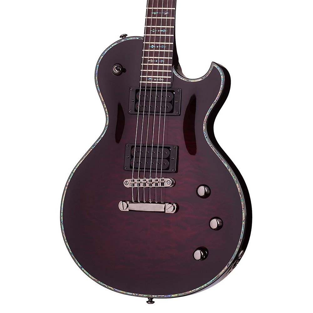 "The Schecter Guitar Research Hellraiser Solo-II Passive Electric Guitar is fully-equipped and ready to raise some you-know-what.