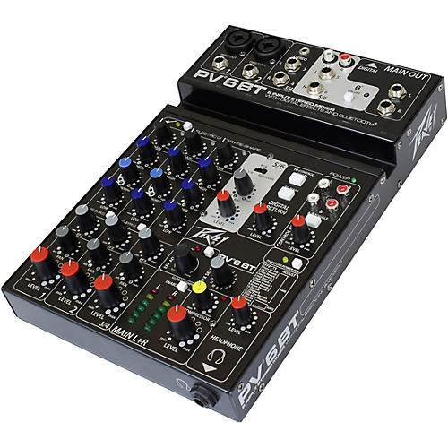 Peavey PV 6 BT Mixer With Bluetooth | Musician's Friend