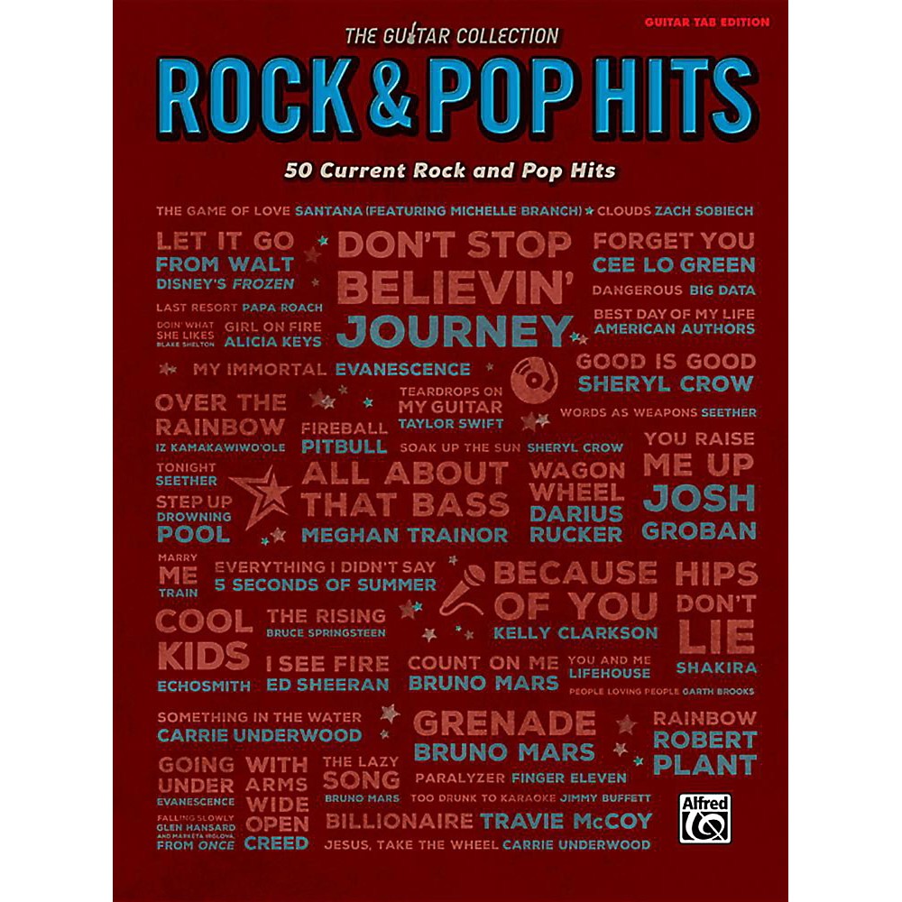 Alfred The Guitar Collection: Rock & Pop Hits - Guitar Tab Edition Songbook