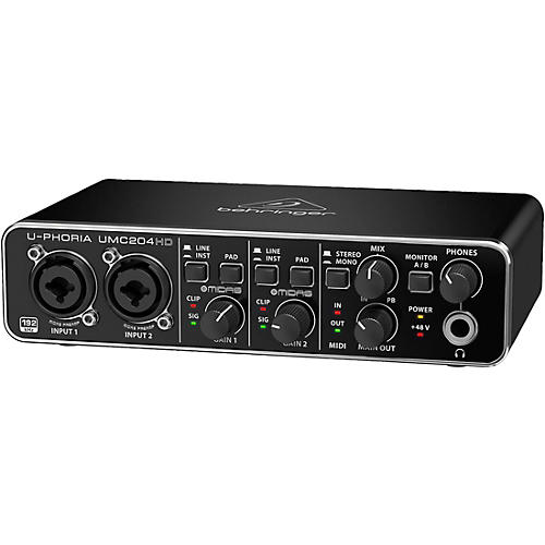 umc204hd headphone amp