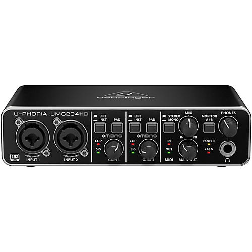 その他 BEHRINGER U-PHORIA UMC204HD Behringer U-PHORIA UMC204HD | Musician's Friend