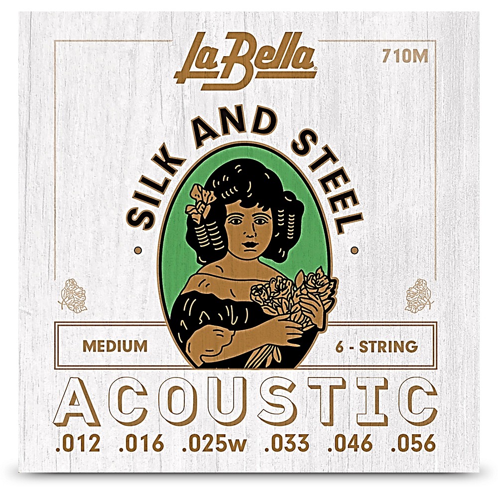710M Silk & Steel Medium Acoustic Guitar Strings eBay