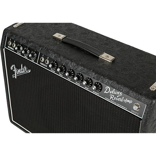 Fender Limited Edition '65 Deluxe Reverb 22W Tube Guitar Combo Amp Black  Western