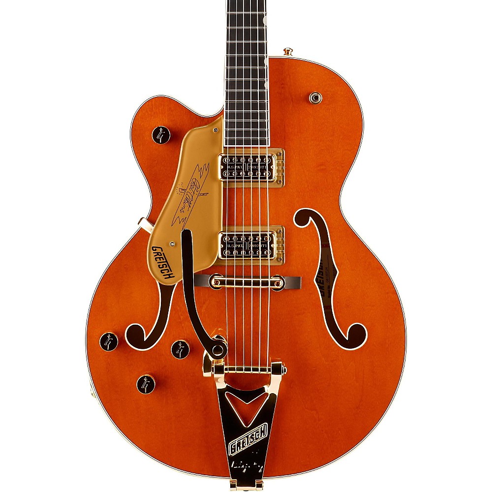 Gretsch Guitars G6120t Nashville With Bigsby Left-Handed Hollowbody Electric Guitar Orange