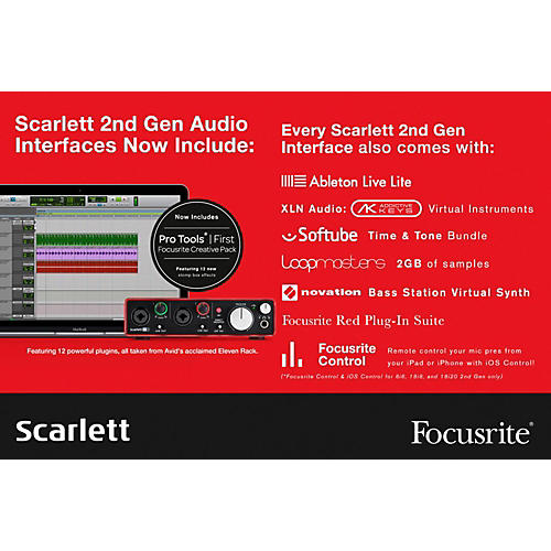 Focusrite Scarlett 18i20 (2nd Gen) USB Audio Interface