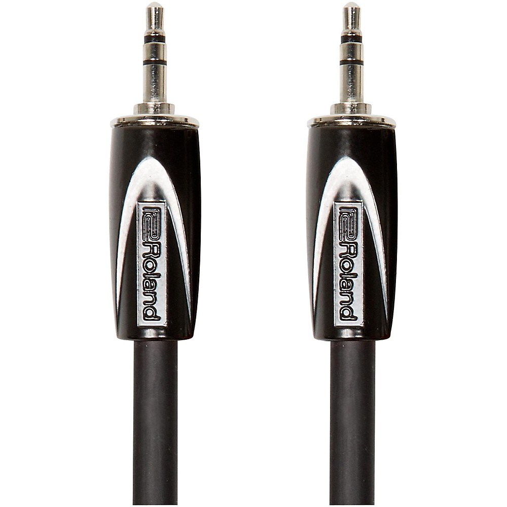 Roland Series 3.5mm TRS-3.5mm TRS Balanced Interconnect Cable 10 ft. Black