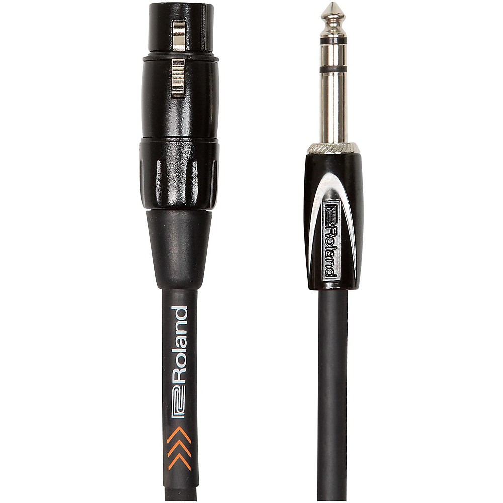Roland Series 1/4" TRS-XLR(Female) Interconnect Cable 5 ft. Black