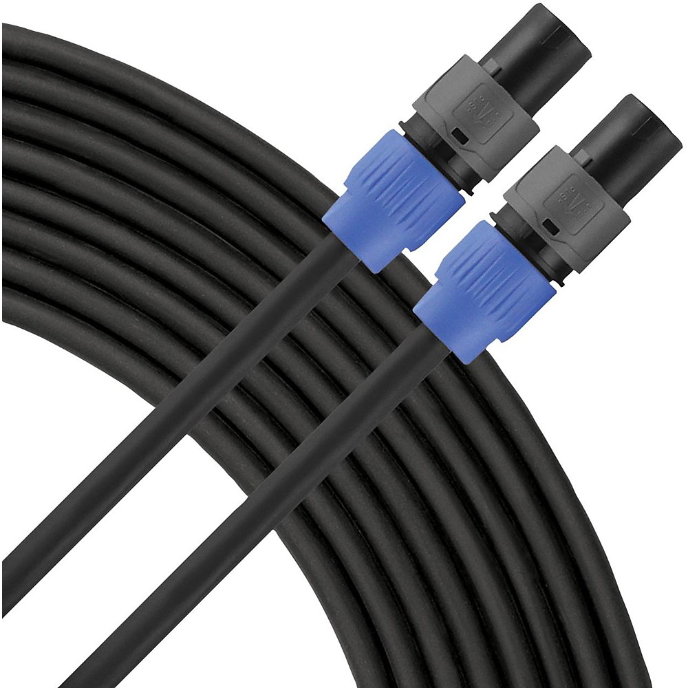 Livewire Elite 12g Speaker Cable Speakon to Speakon 25 ft. Black