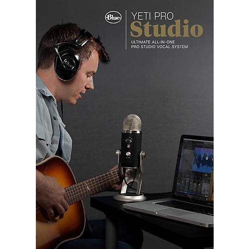Blue Yeti Pro Studio Usb Ios Microphone With 100 In Software Black Musician S Friend