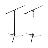 J44775000000000 - DR Pro Tripod Mic Stand with Telescoping Boom - 2 Pack