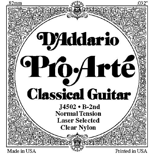 J45 B-2 Pro-Arte Clear Normal Single Classical Guitar String