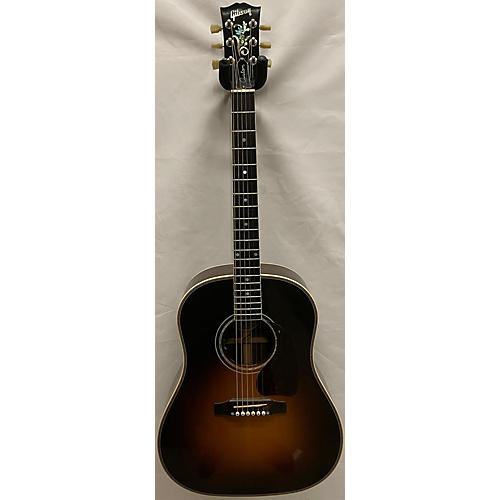 Gibson J45 Custom Acoustic Guitar 2 Tone Sunburst