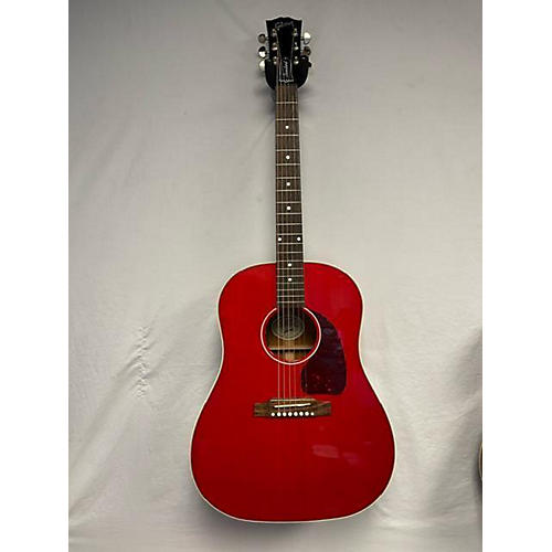 Gibson J45 Standard Acoustic Electric Guitar Dark Cherry Burst