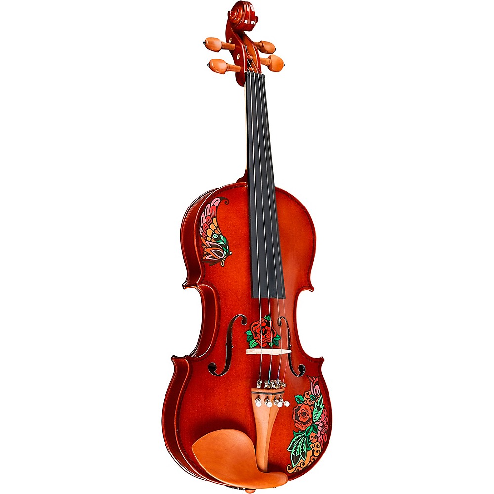 Rozanna's Violins Butterfly Rose Tattoo Series Violin Outfit 4/4
