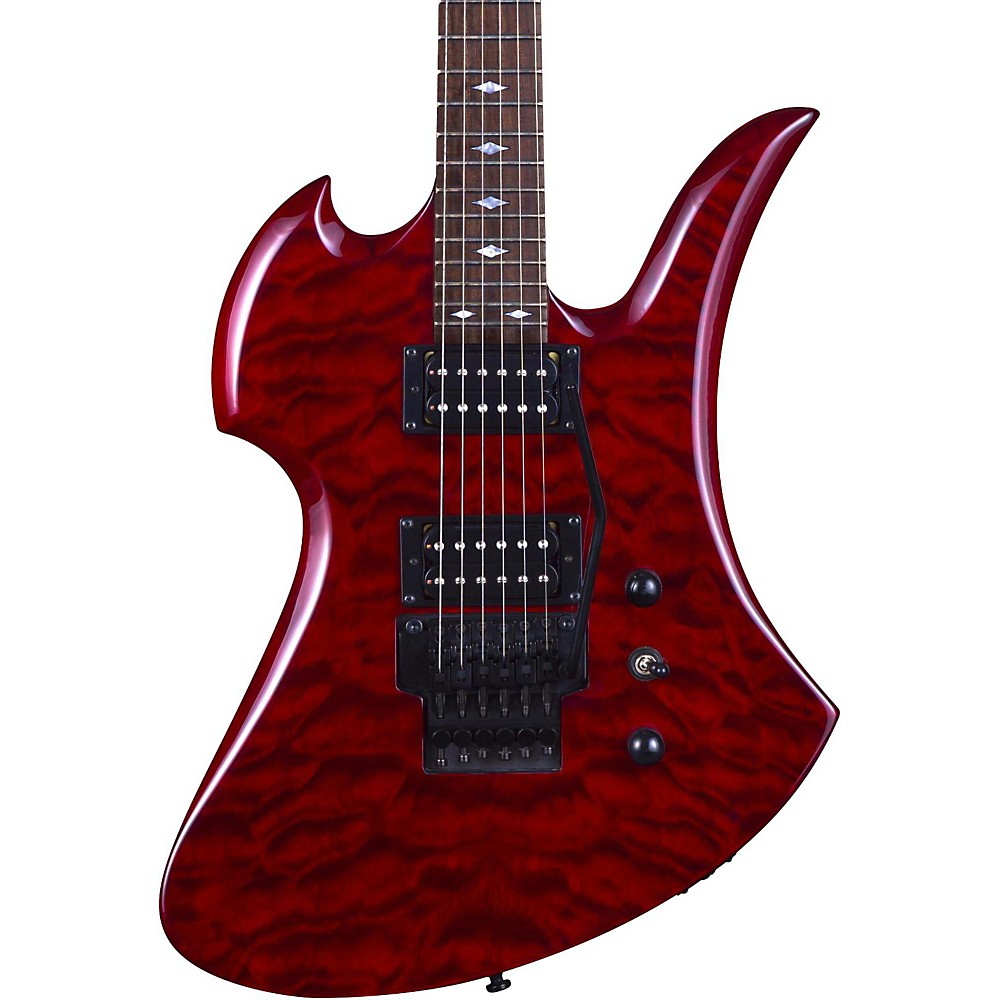 UPC 858868005350 product image for B.C. Rich Mockingbird With Double Locking Tremolo Electric Guitar Transparent Bl | upcitemdb.com