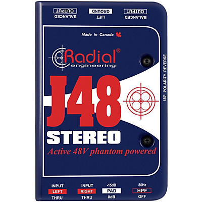 Radial Engineering J48 Stereo Active Direct Box