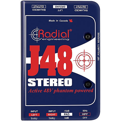 Radial Engineering J48 Stereo Active Direct Box