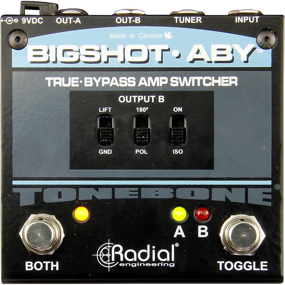 Used Radial Engineering Bigshot Aby True Bypass Switch Pedal