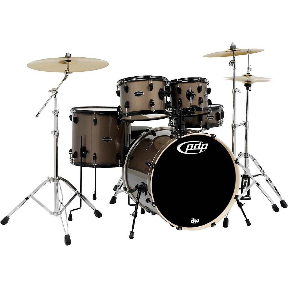 UPC 647139425672 product image for Pdp By Dw Mainstage 5-Piece Drum Set W/Hardware And Paiste Cymbals Bronze Metall | upcitemdb.com