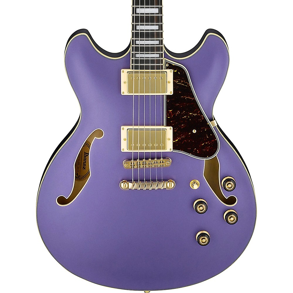 Ibanez Artcore As73g Semi-Hollow Electric Guitar Metallic Purple Flat