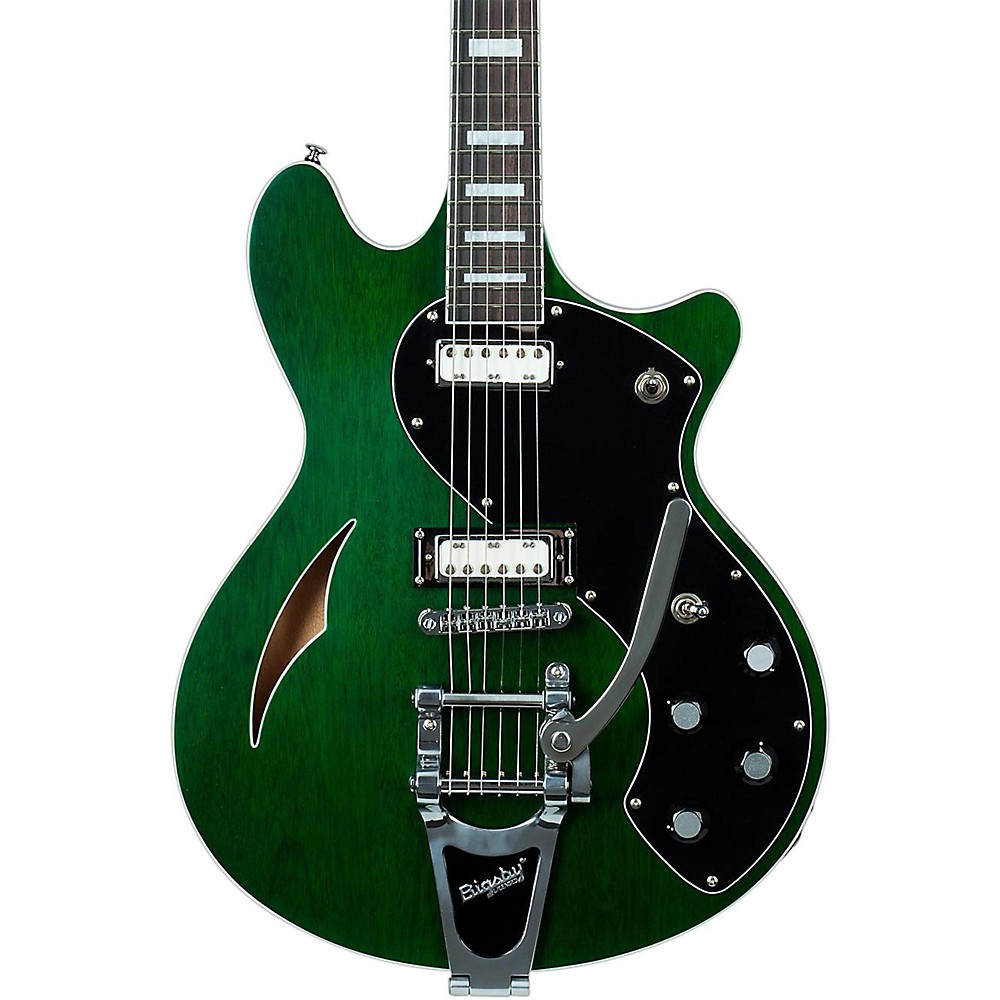 Schecter Guitar Research Tsh-1B Semi-Hollow Body Electric Guitar Emerald Green