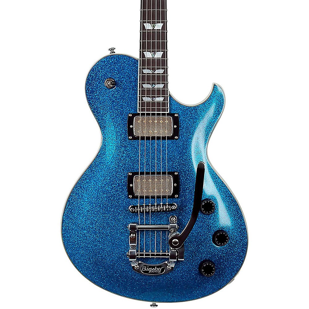 Schecter Guitar Research Solo-6B Electric Guitar Blue Sparkle