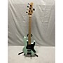 Used Schecter Guitar Research J5 Electric Bass Guitar Green
