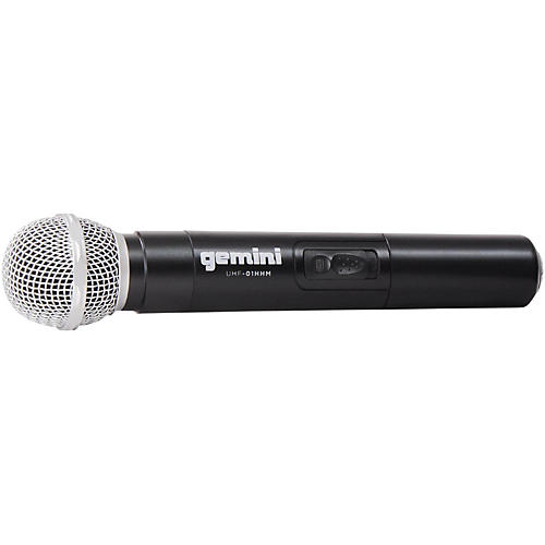 Gemini UHF 02M 2 Channel Wireless Handheld Microphone System 517.6 521.5mHz