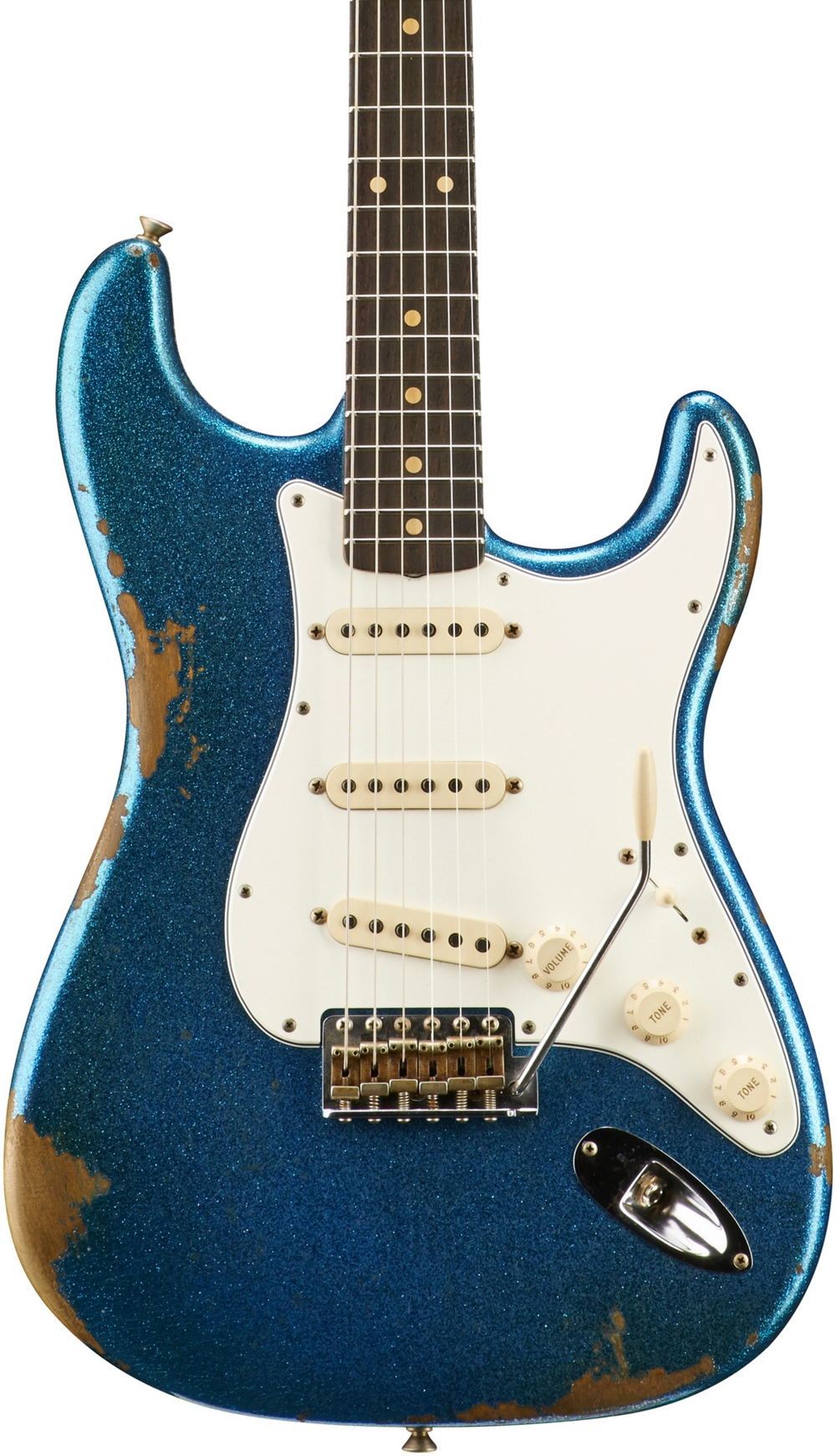 Fender Custom Shop SE 60s Heavy Relic Sparkle Stratocaster Blue Sparkle
