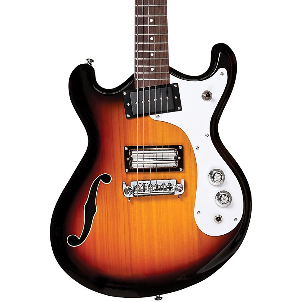 Danelectro '66 Classic Semi-Hollow Electric Guitar 3-Tone Sunburst