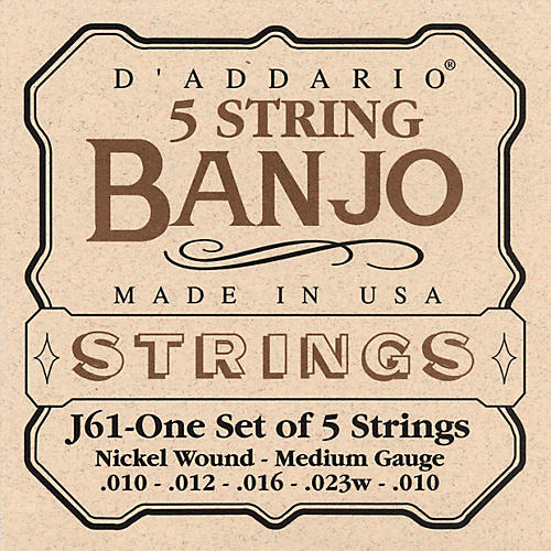 J61 5-String Banjo Strings