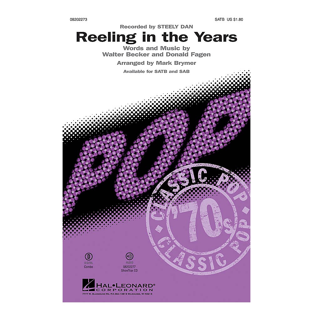 UPC 884088261856 product image for Hal Leonard Reeling In The Years Satb By Steely Dan Arranged By Mark Brymer | upcitemdb.com