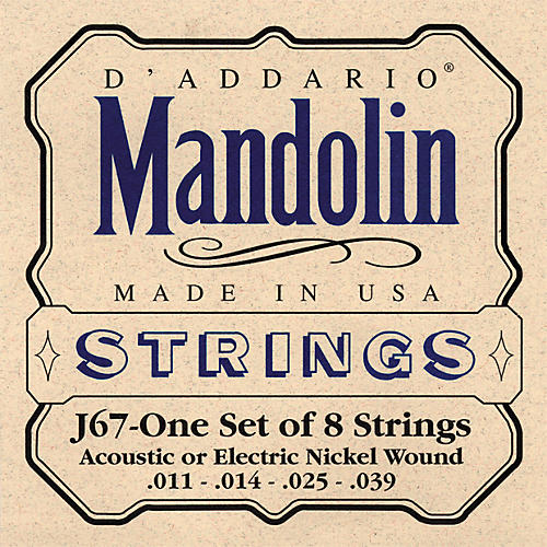 J67 Nickel Mandolin Strings