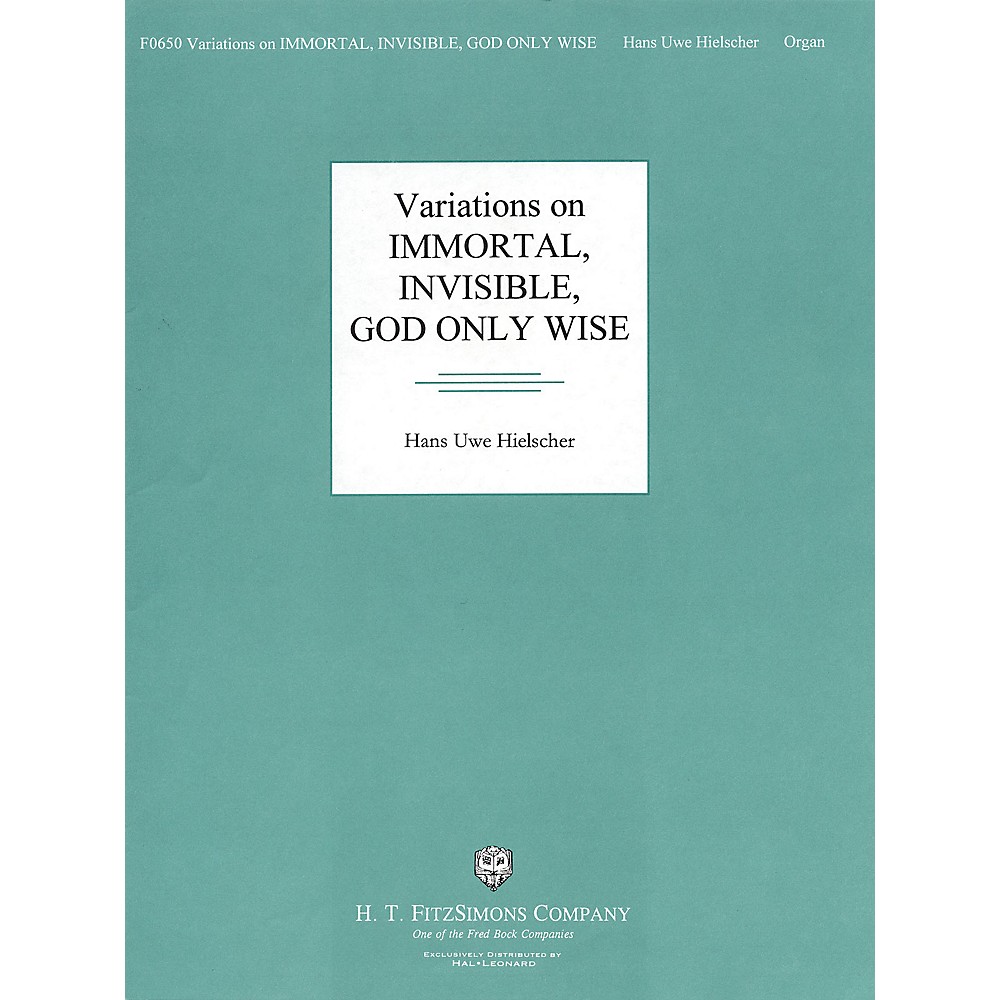 UPC 073999397925 product image for H.T. Fitzsimons Company Variations On Immortal, Invisible, God Only Wise H.T. Fi | upcitemdb.com