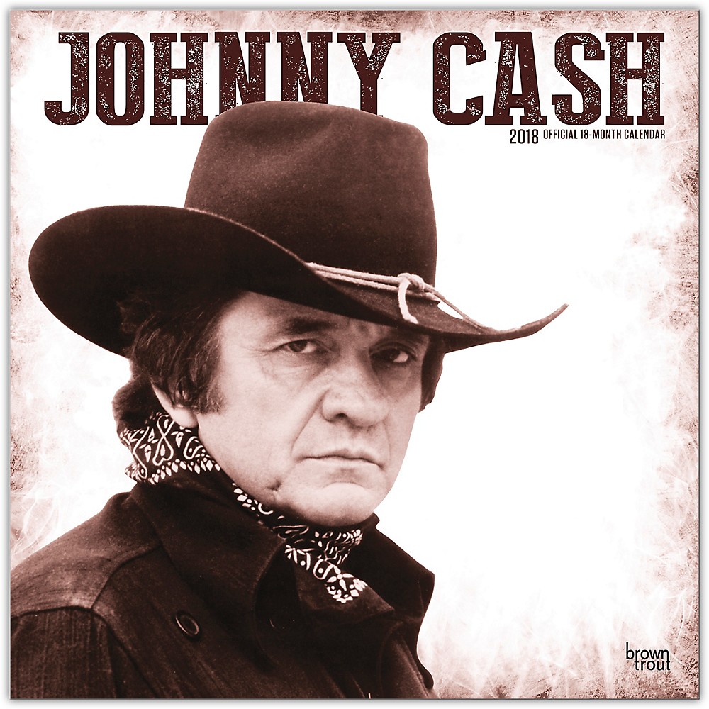 ISBN 9781465091239 product image for Browntrout Publishing Johnny Cash 2018 Wall Calendar | upcitemdb.com