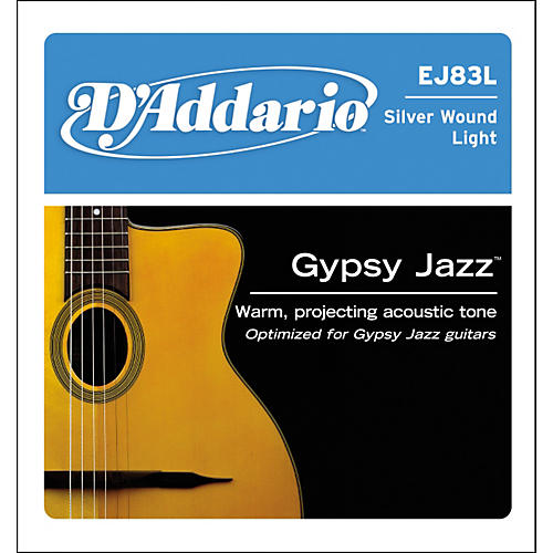 J83L04 Gypsy Jazz Silver Wound Single Acoustic Guitar String
