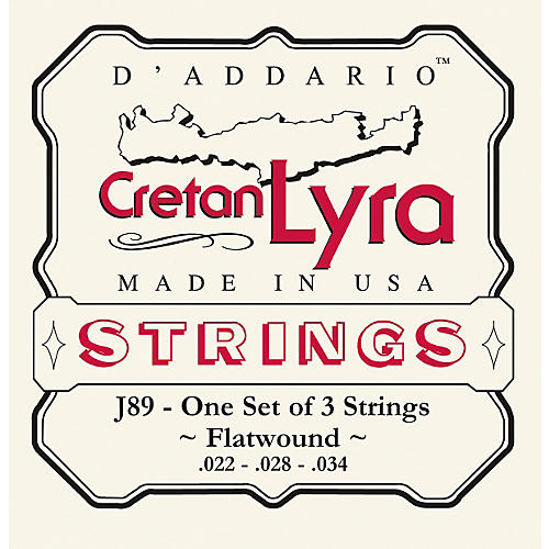 J89 Flat Wound Cretan Lyra Strings