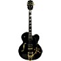 Used Washburn J9 Hollow Body Electric Guitar Black and Gold