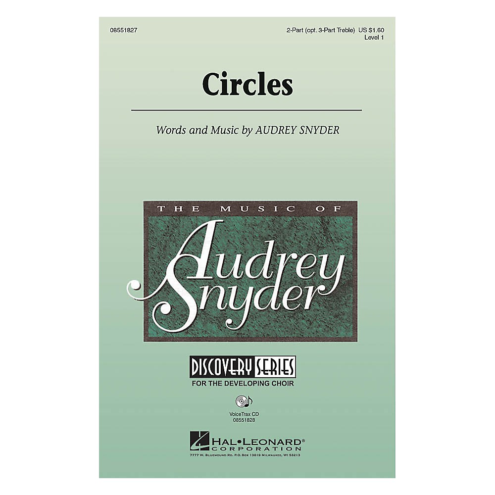 UPC 884088002480 product image for Hal Leonard Circles Voicetrax Cd Composed By Audrey Snyder | upcitemdb.com