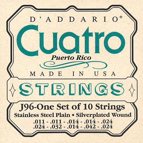 J96 Cuatro Puerto Rico String Set