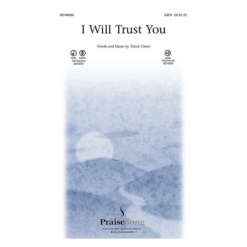 UPC 884088220693 product image for Praisesong I Will Trust You Ipako Composed By Bruce Greer | upcitemdb.com